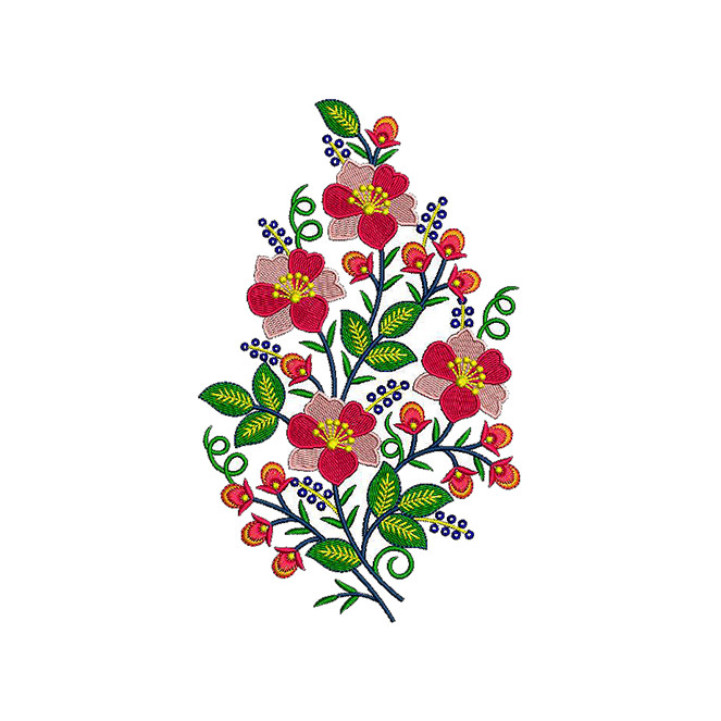 Mexican Embroidery Patch For Poncho Dress