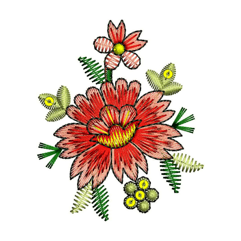 Mexican Embroidery Apron Design