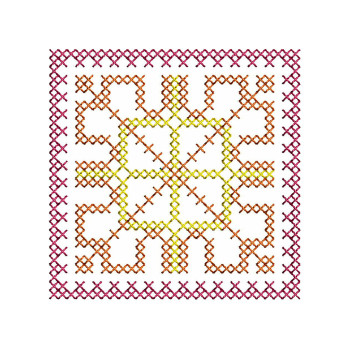 Mini Cross Stitch Embroidery Design
