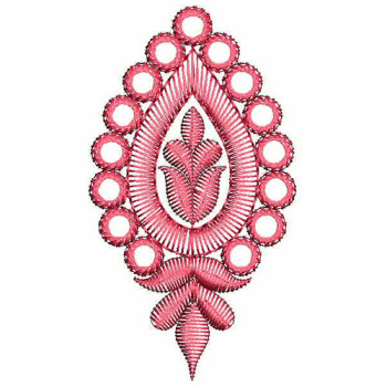 Mirror Work Applique Embroidery Design 24785