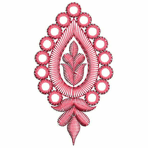 Mirror Work Applique Embroidery Design 24785