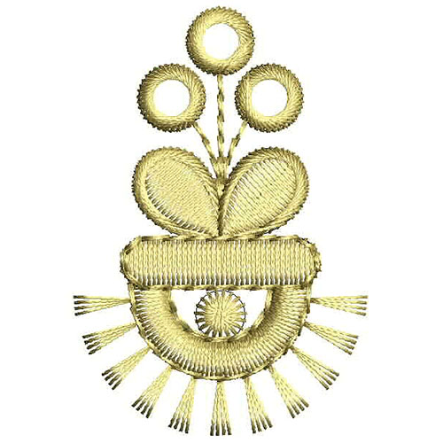 Mirror Work Applique Embroidery Design 24803
