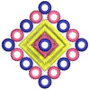 Mirror Work Embroidery Motif 26234
