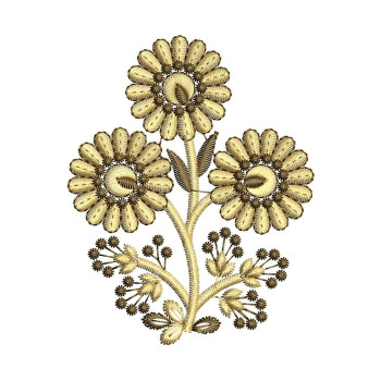 Modern Embroidery Flowers