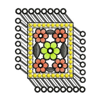 Modern Style Ethnic Embroidery Patch