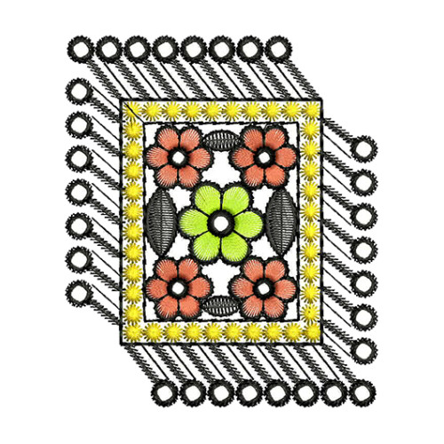 Modern Style Ethnic Embroidery Patch