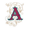 Monogram Letter A Embroidery