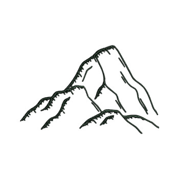 Mountain Embroidery Pattern