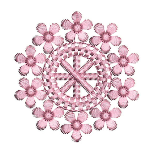 Nanduti Embroidery Patch Design