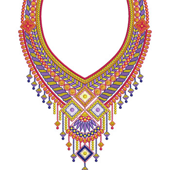 Rani Haar embroidery design