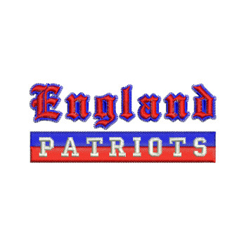 New England Patriots Embroidery Design