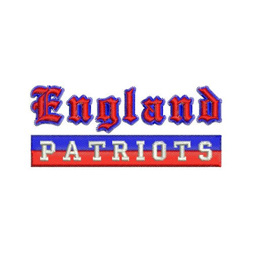New England Patriots Embroidery Design