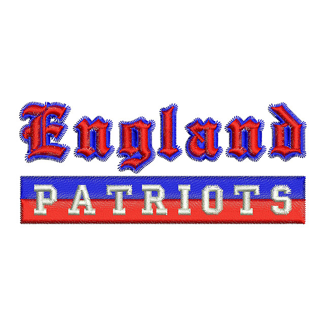 New England Patriots Embroidery Design