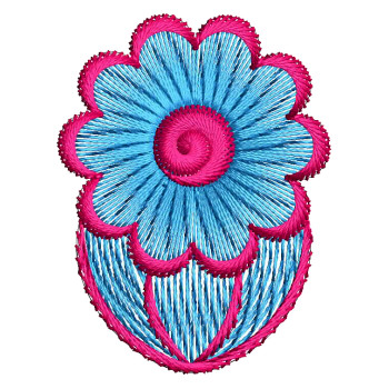 Niger Clothing Embroidery Applique Design