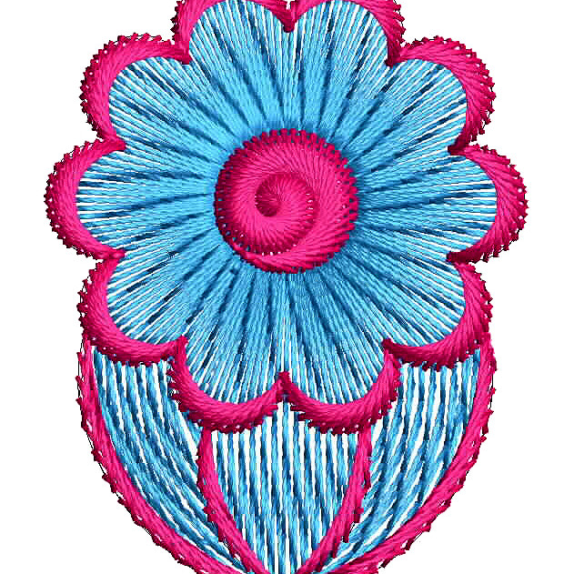 Niger Clothing Embroidery Applique Design