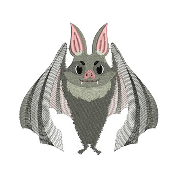 Nightmare Before Christmas Bat Embroidery