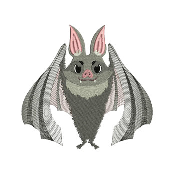 Nightmare Before Christmas Bat Embroidery