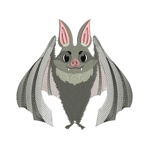 Nightmare Before Christmas Bat Embroidery