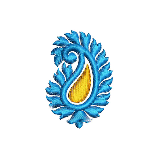 Paisley Embroidery Butti Design