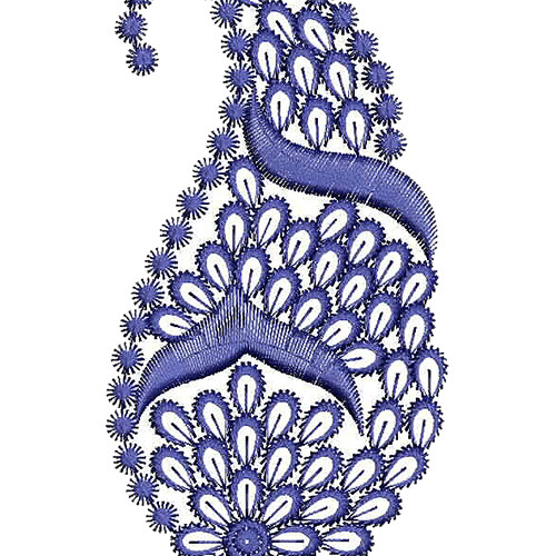 Paisley Embroidery For Tote Bags