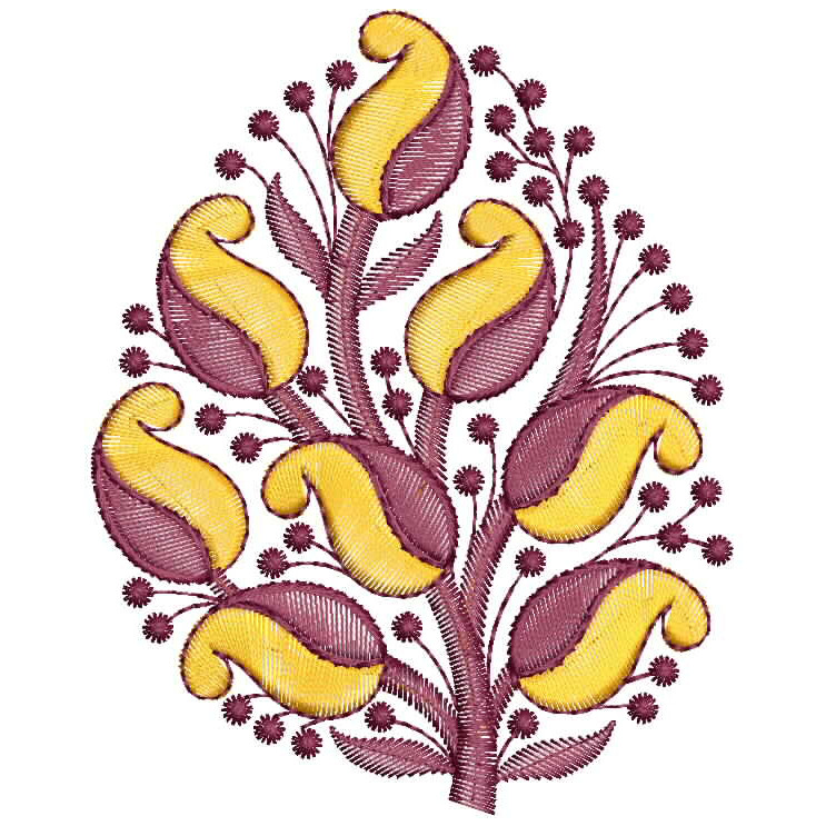 Paisley Embroidery Pattern