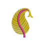 Paisley Leaf Embroidery Design