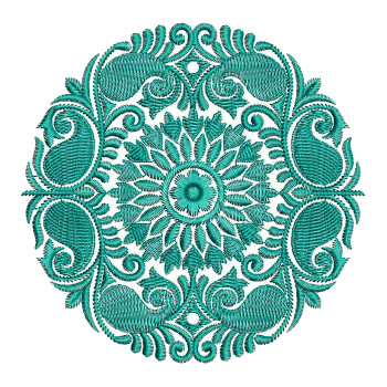 Paisley Machine Embroidery Design