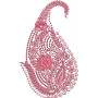 Paisley Patch Embroidery Pattern