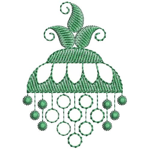 Paisley With Jumma Pattern Applique Embroidery 25994