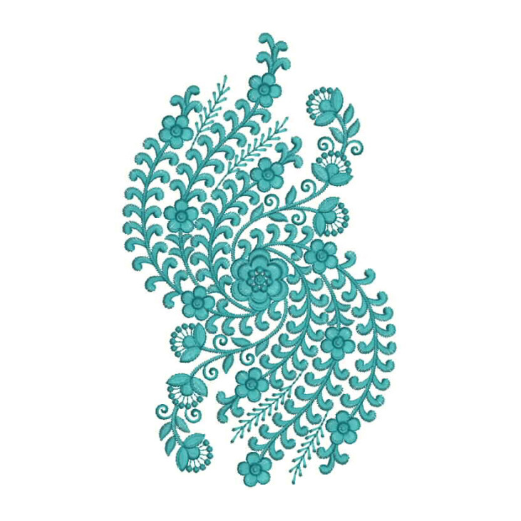 Pakistani Suit Embroidery Design