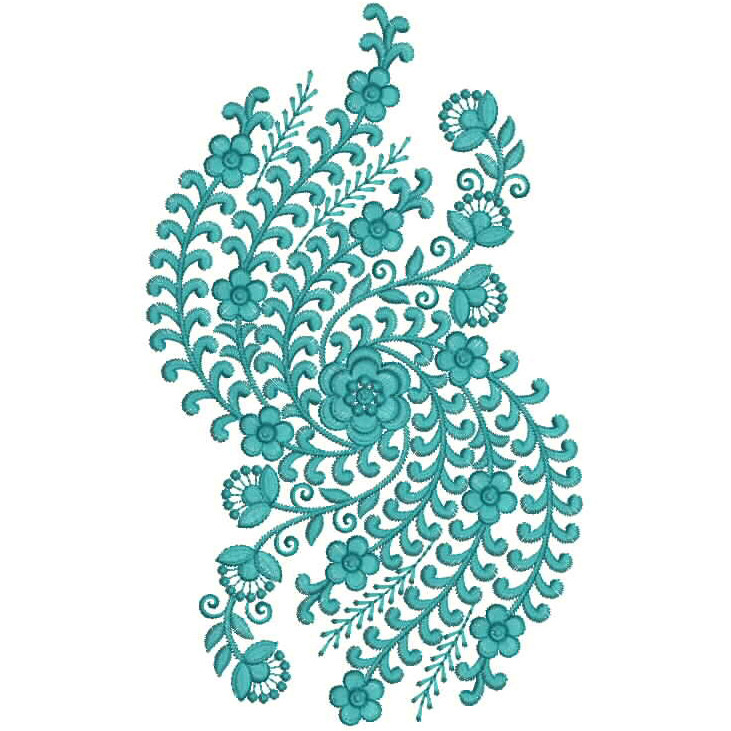 Pakistani Suit Embroidery Design