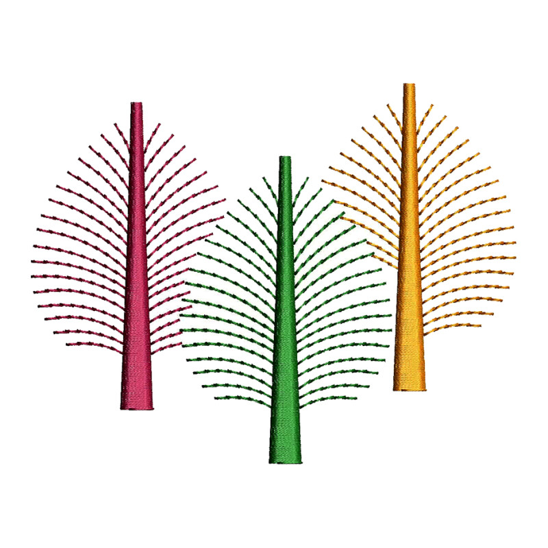 Palm Leaf Embroidery Design