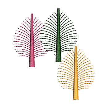 Palm Leaves Embroidery