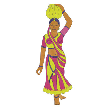 Panihari Embroidery Design For Blouse