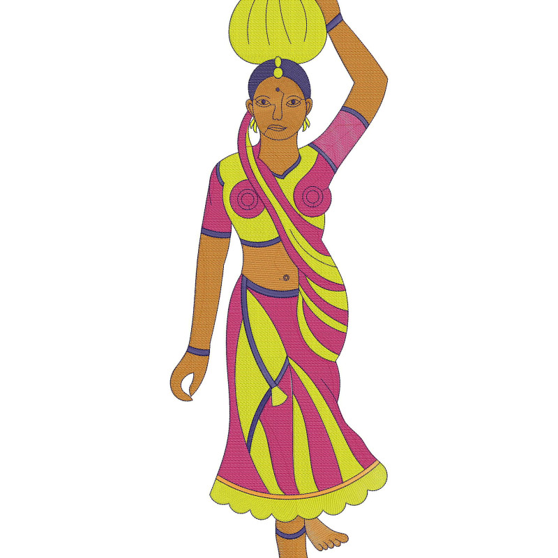 Panihari Embroidery Design For Blouse