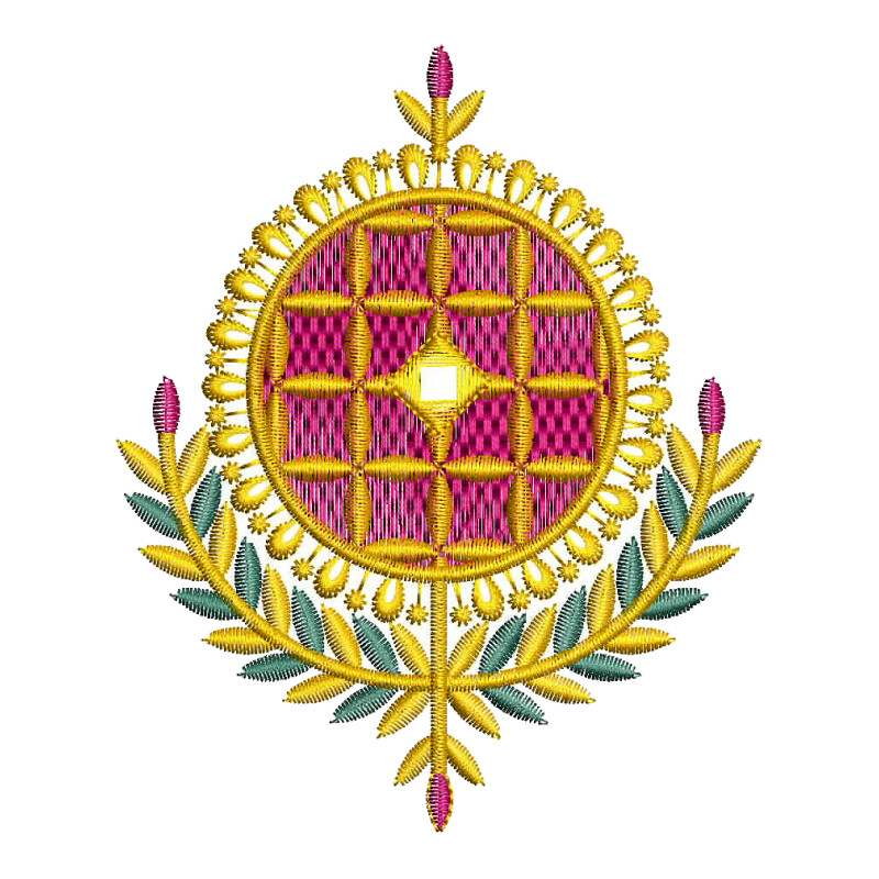 Patch Applique Embroidery Design