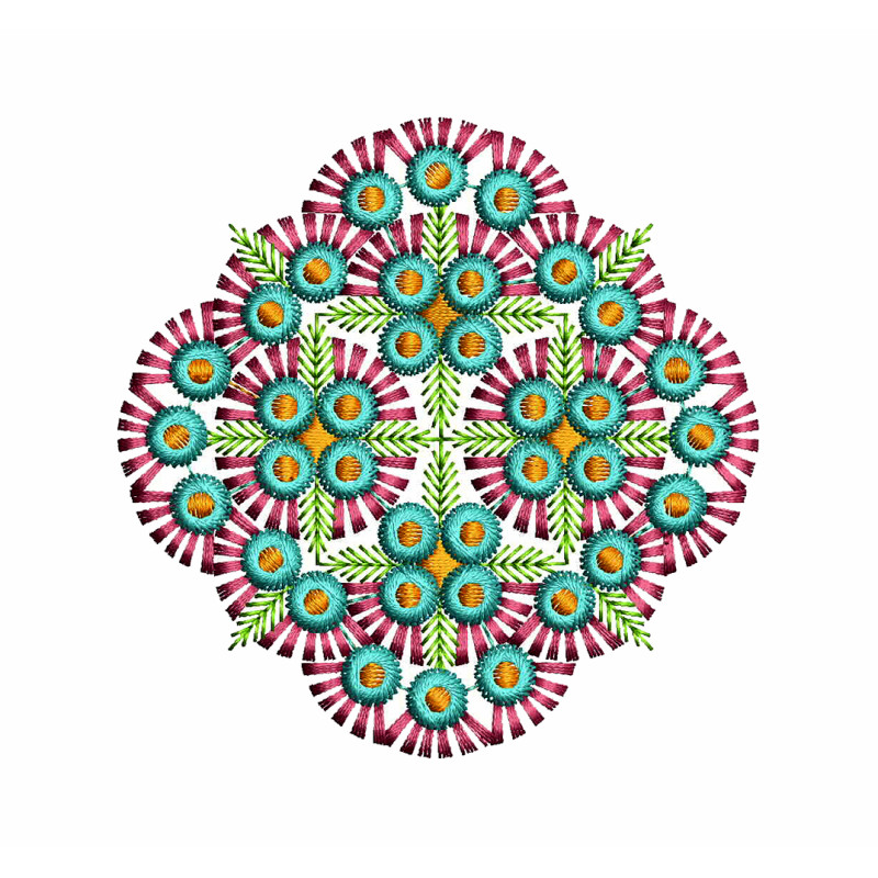 Patch Embroidery Design 18437