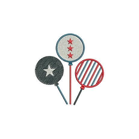 Patriotic Embroidery Design