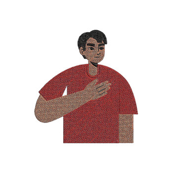 Philippines Geometric Patriotic Man