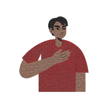 Philippines Geometric Patriotic Man