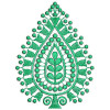 Phulkari Type Applique Embroidery Design 24831