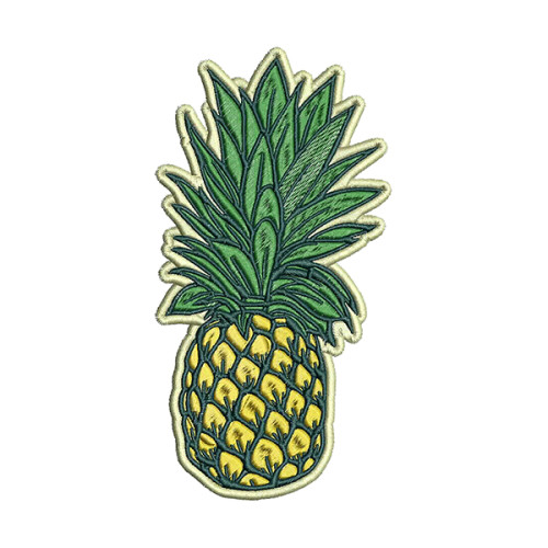 Pineapple Embroidery Design