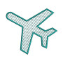 Plane Embroidery Design