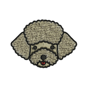 Poodle Embroidery Design