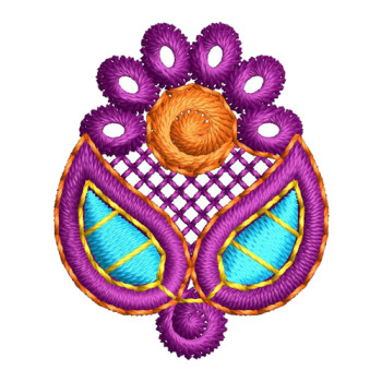 Pooja Aasan Embroidery Design