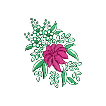 Pouffe Cover Embroidery Patch