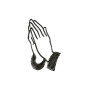 Praying Hands Embroidery Design