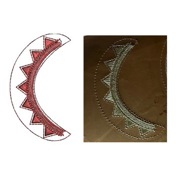 Embroidery Designs For Bridal Shoe