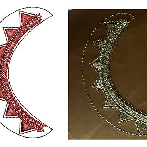 Embroidery Designs For Bridal Shoe