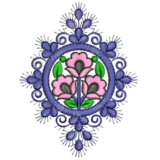 Purse Butta Embroidery Design 25704